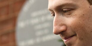 Portrait des Facebook-Gründers Mark Zuckerberg