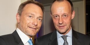 Christian Lindner und Freidrich Merz