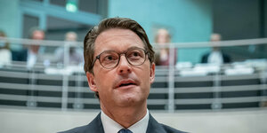Andreas Scheuer vor dem Untersuchungsausschuss