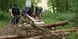 Kundgebung gegen die Rodung des Dannenröder Walds