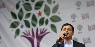 Der HDP-Kovorsitzende Demirtas nach den Wahlen.