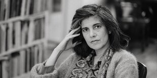 Susan Sontag in ihrem New Yorker Appartement.