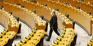 Nur wenige Abgeordnete zeigen in Corona-Zeiten Präsenz im Europaparlament in Straßburg