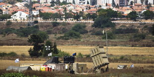 Raketenabwehrsystem Iron Dome vor Aschkelon