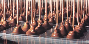 Produktion von Schoko-Süßigkeiten