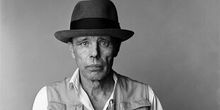 Potrait des Kümnstlers Joseph Beuys