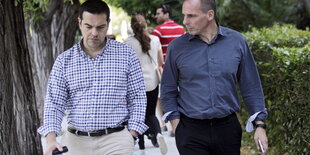 Tsipras und Varoufakis