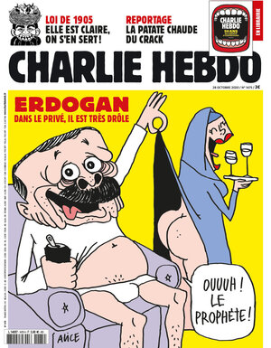 Die Erdogan Karikatur auf dem Titel von Charlie Hebdo