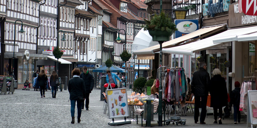 Alte Fachwerkhäuser in Northeim.