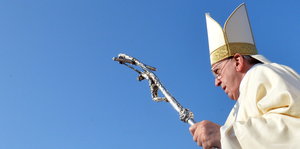 Papst Franziskus bei der Messe in Colombo, Sri Lanka