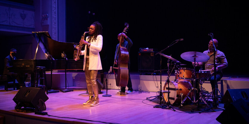 Lakecia Benjamin am Samstag im New Yorker Club Roulette