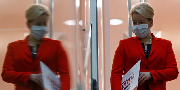 Bundesfrauenministerin Franziska Giffey (SPD)