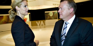 Helle Thorning-Schmidt und Lars Løkke Rasmussen