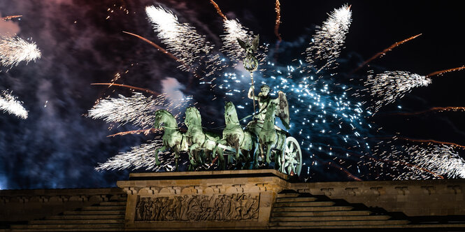 Silvester am Brandenburger Tor