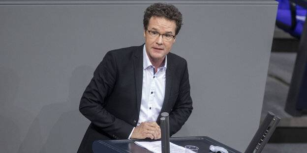 Harald Ebner, Gentechnik-Experte der Grünen am Donnerstag im Bundestag
