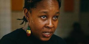 Porträt der südafrikanischen Aktivistin Koketso Moeti
