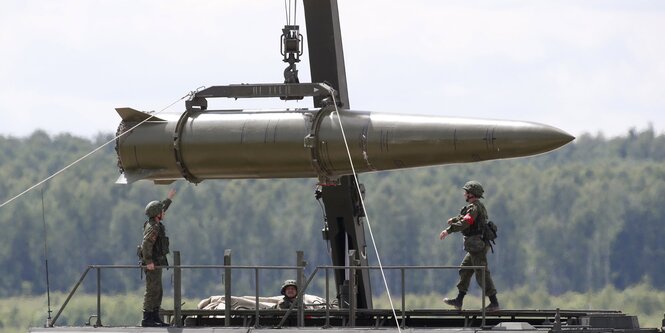 Russische Rakete vom Typ iskander