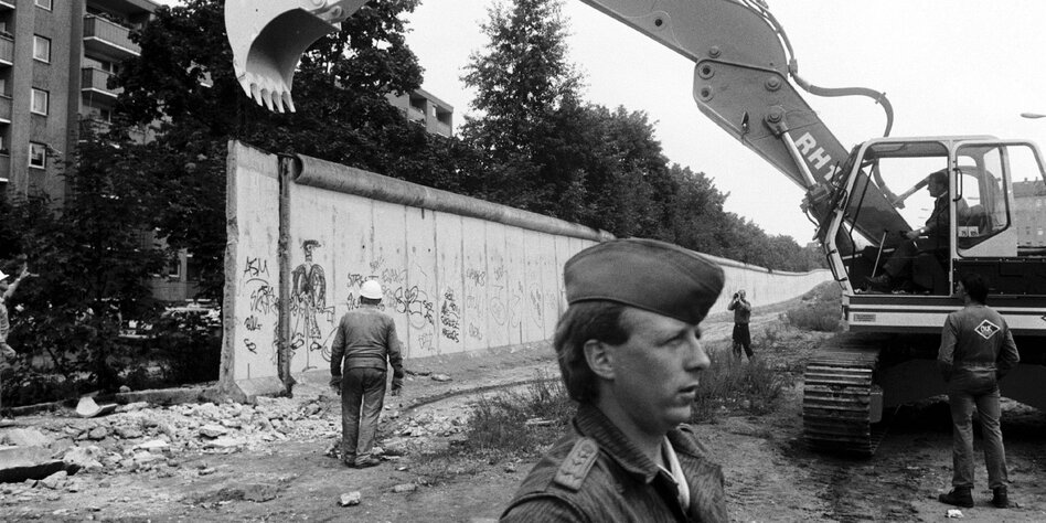 Abriss der Berliner Mauer