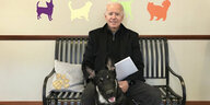Joe Biden mit Schäferhund