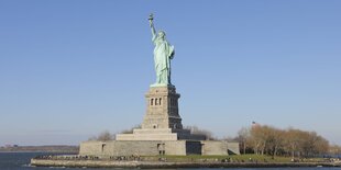 Blick auf die Freiheitsstatue