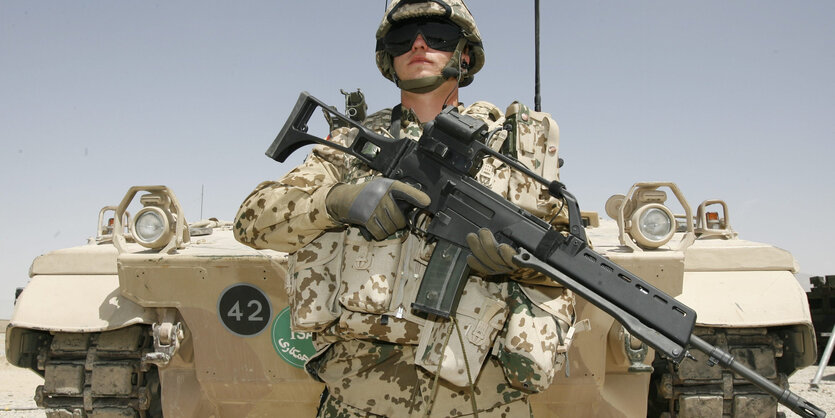 Soldat in Afghanistan