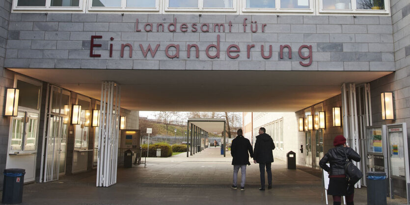 Aussenfassade des Landesamtes für Einwanderung