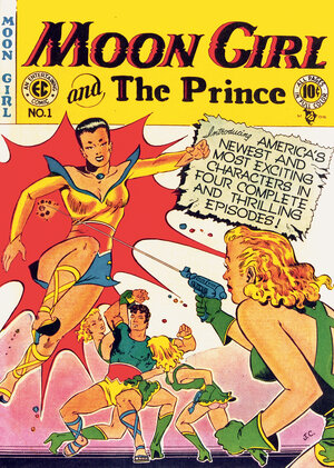 Das Cover eines Comics, genannt "Moon Girl and the Prince". Die beiden sind darauf zu sehen Das Cover eines Comics, genannt "Moon Girl and the Prince". Die beiden sind darauf zu sehen
