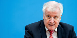 Bundesinnenminister Horst Seehofer auf einer Pressekonferenz in Berlin