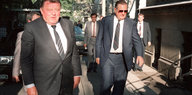Ein BRD- und ein DDR-Politiker im Jahr 1985.