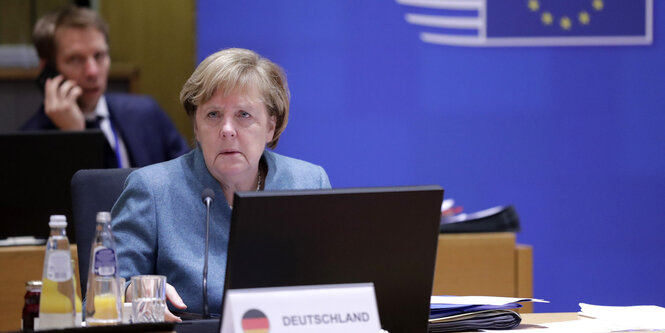 Angela Merkel in Brüssel