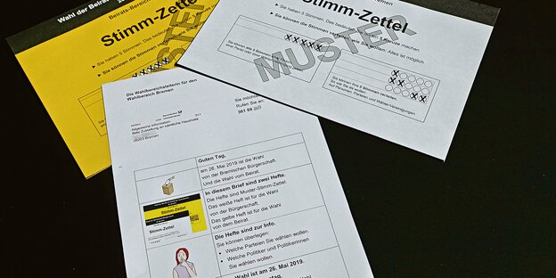 Informationsblatt zur Bremer Wahl in leichter Sprache