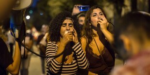 Protestierende in Beirut