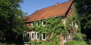 Haus einer Wohngemeinschaft im Wendland.