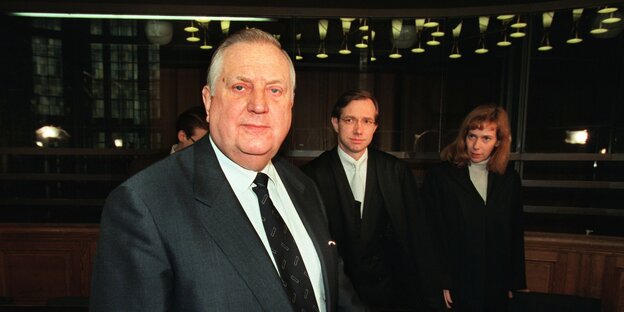 Schalck-Golodkowski im Januar 1996 im Gerichtssaal