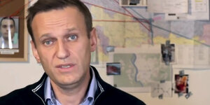 Alexej Nawalny spricht in einem Video, das auf seinem Instagram-Profil veröffentlicht wurde