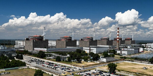 Die sechs Reaktoren des AKW Saporischja