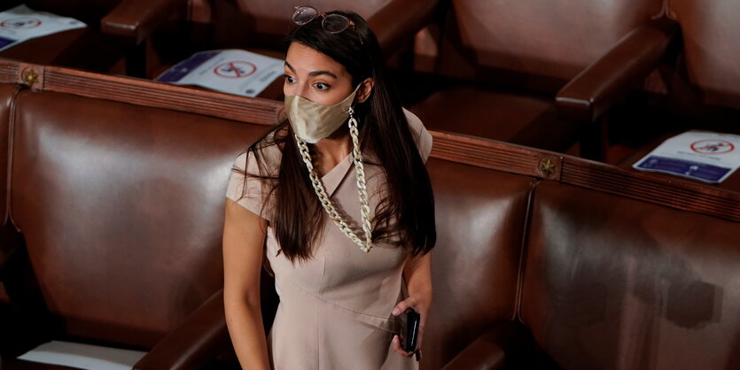 Die New Yorker Kongressabgeordnete Alexandria Ocasio-Cortez