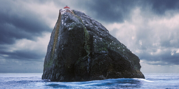 Der Felsen „Rockall“ im Nordatlantik