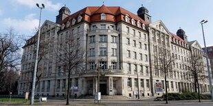 Gedenkstätte Museum - Runde Ecke - im ehemaligen Gebäude der Bezirksverwaltung für Staatssicherheit in Leipzig