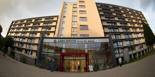 Fassade der Askepios-Klinik in St. Georg