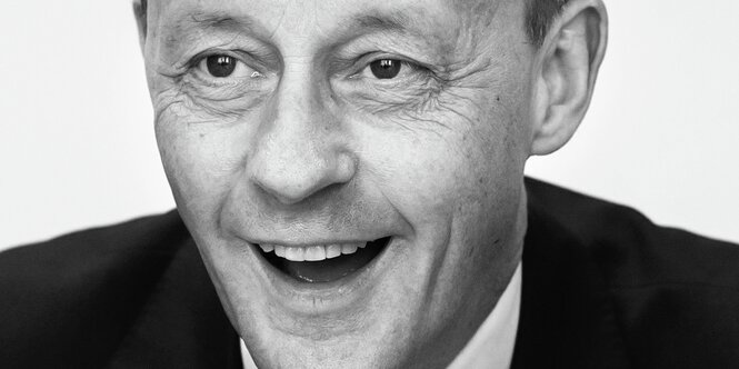 Der CDU-Politiker Friedrich Merz in einer Nahaufnahme