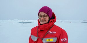 Katja Metfies in der Arktis