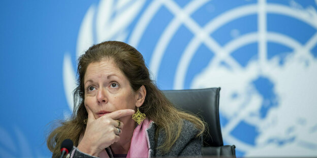 Stephanie Williams, amtierende Sonderbeauftragte des Generalsekretärs und Leiterin der Unterstützungsmission der Vereinten Nationen in Libyen,
