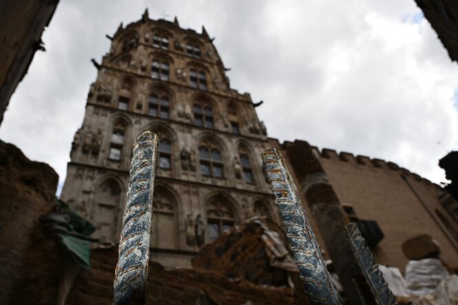 Blick auf das Kölner Rathaus