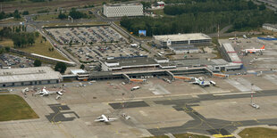 Das Gelände des Flughafen Schönefeld