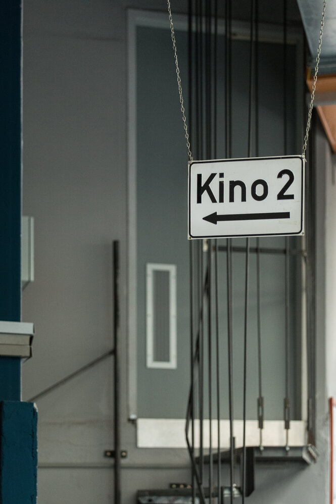 HInweis auf den Kinosaal 2 im fsk-Kino