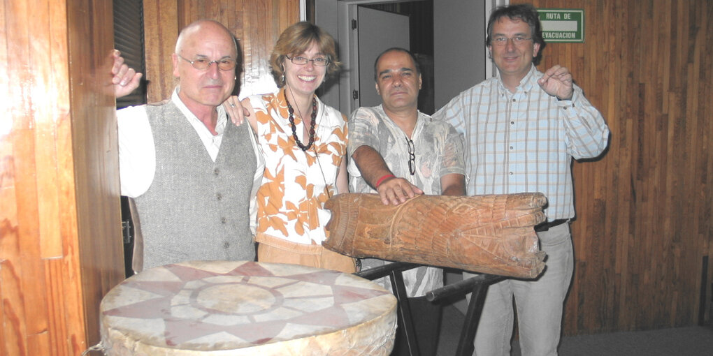 Goetz Naleppa mit Anja Gundelach, Jorge Reyes und Peter Avar