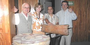 Goetz Naleppa mit Anja Gundelach, Jorge Reyes und Peter Avar