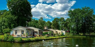 Haus mit Garten am Fluss Dahme in Berlin