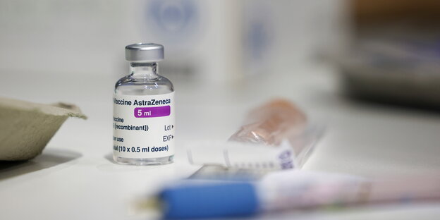 Eine Dosis des Astra Zeneca Impfstoffs